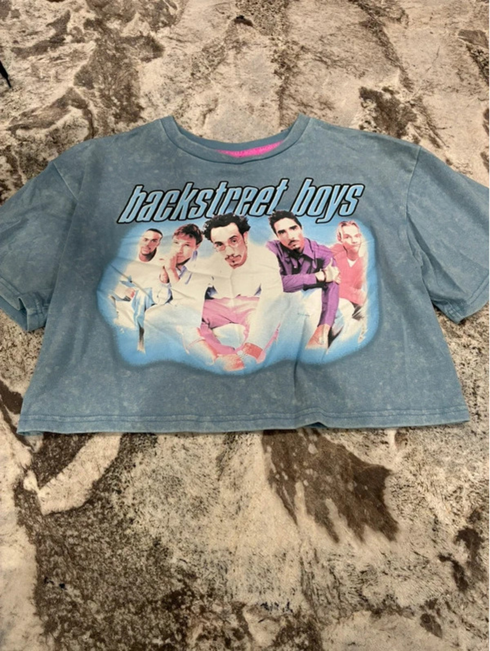Backstreet Boys crop top shirt